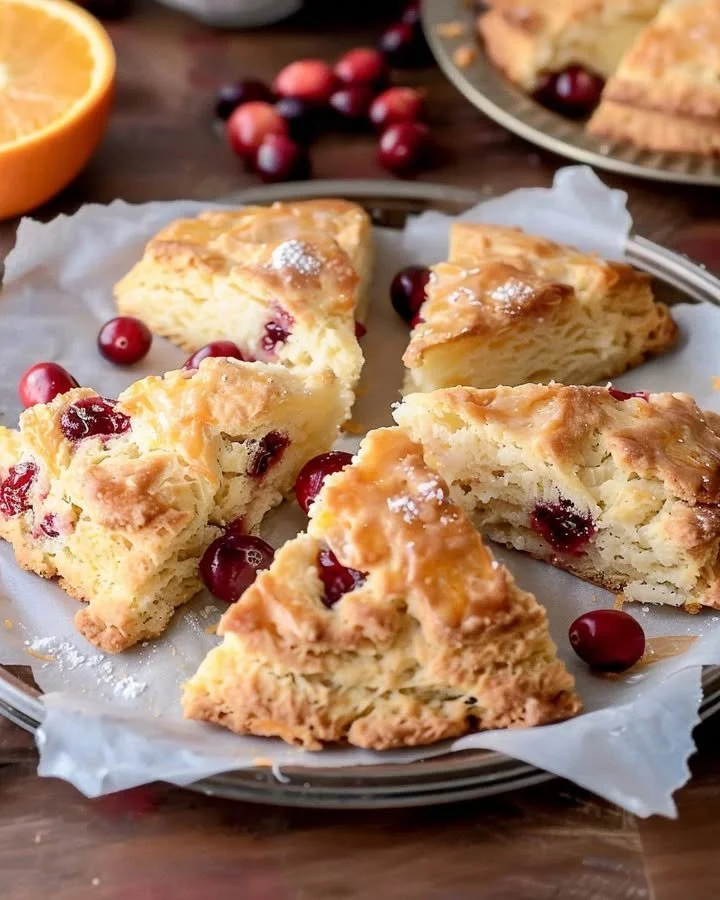 Cranberry Orange Scones
