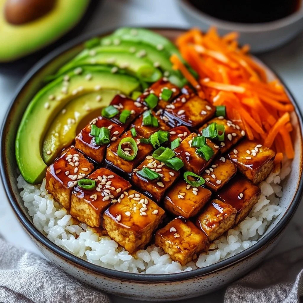 Crispy Tofu Sushi Bowl