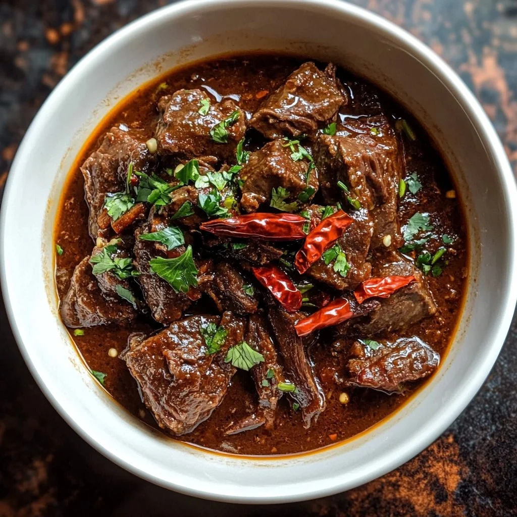 Crockpot Mexican Beef Birria