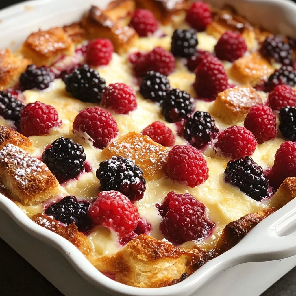 Croissant Breakfast Casserole