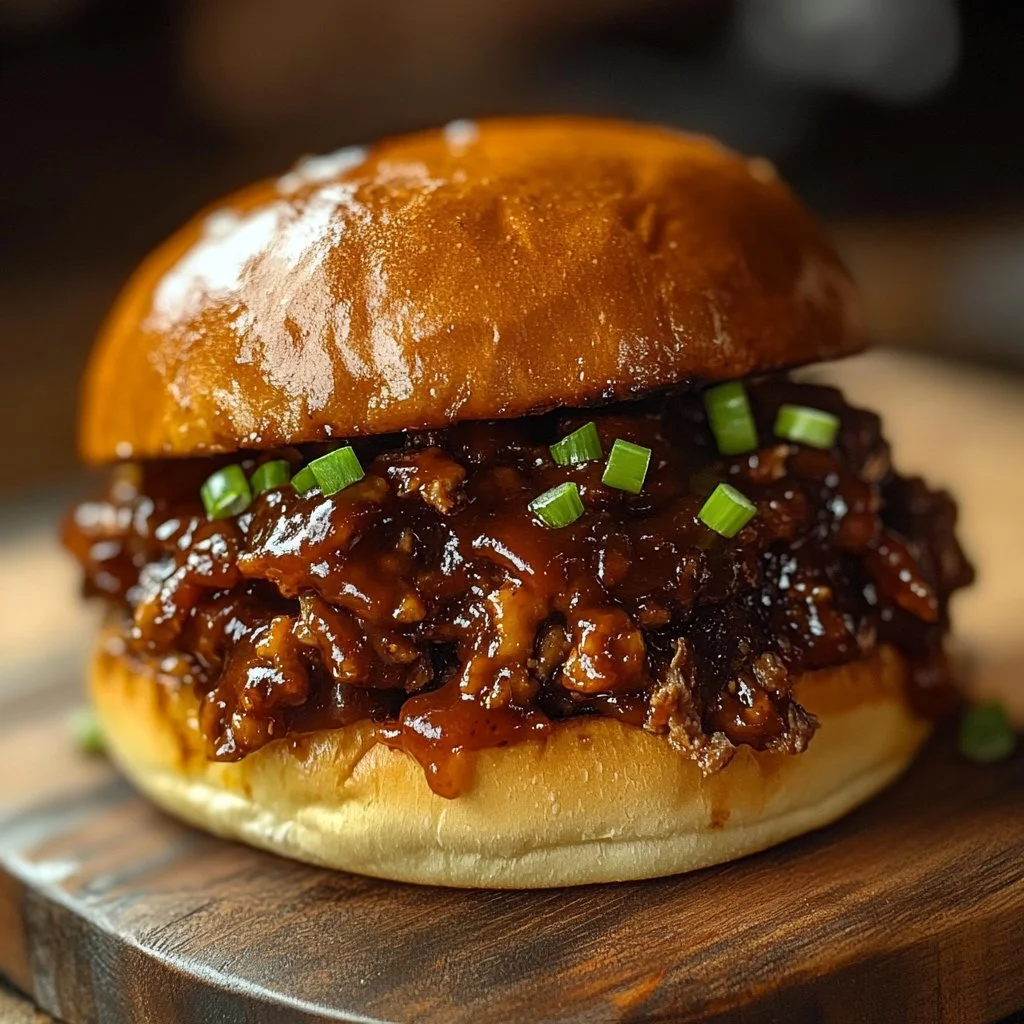 Dr. Pepper Barbecue Sloppy Joes