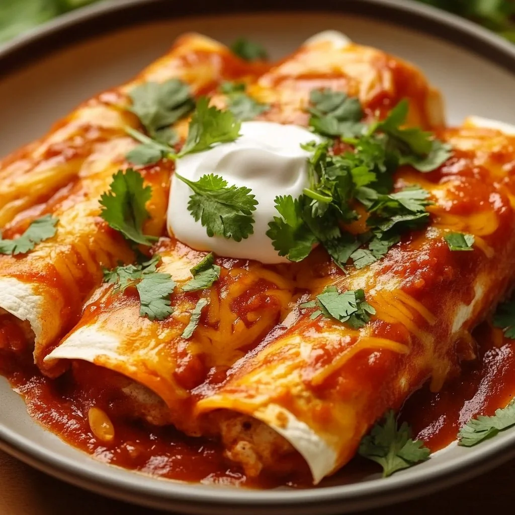 Easy Chicken Enchiladas