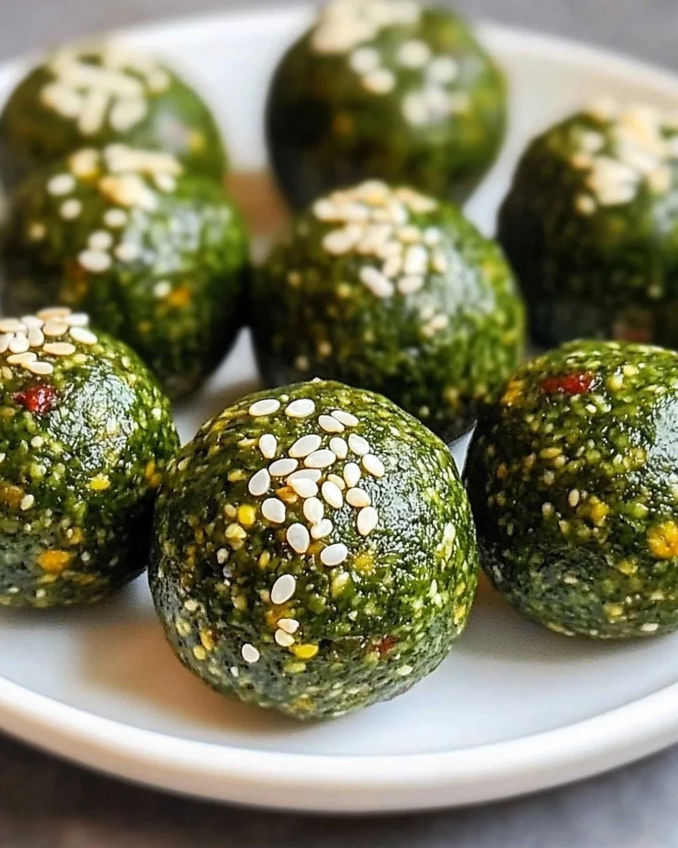 Easy No-Bake Matcha Energy Balls