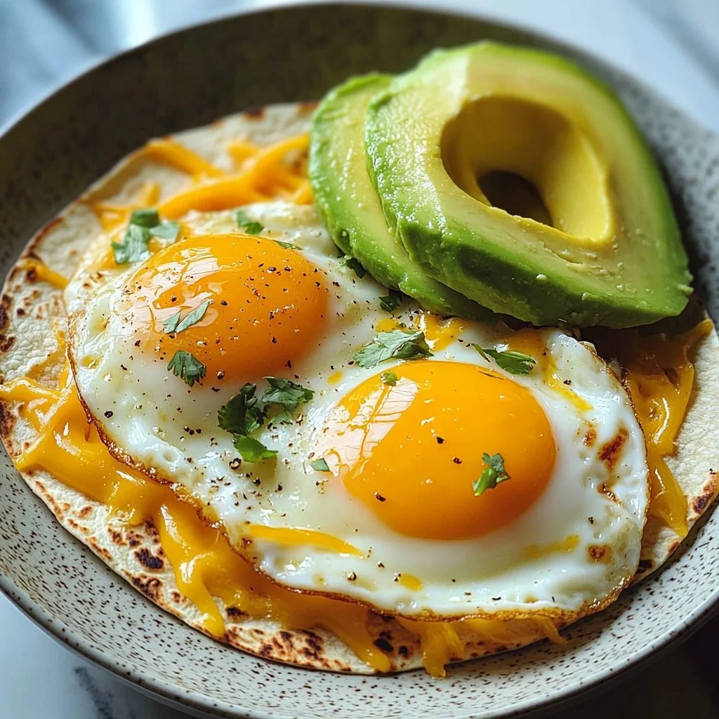 Fried Egg Quesadilla
