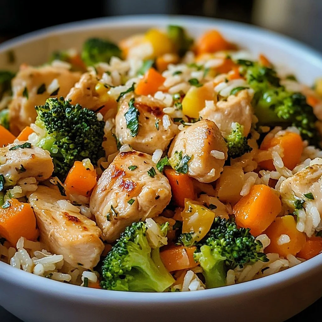 Healthy Chicken and Rice Casserole