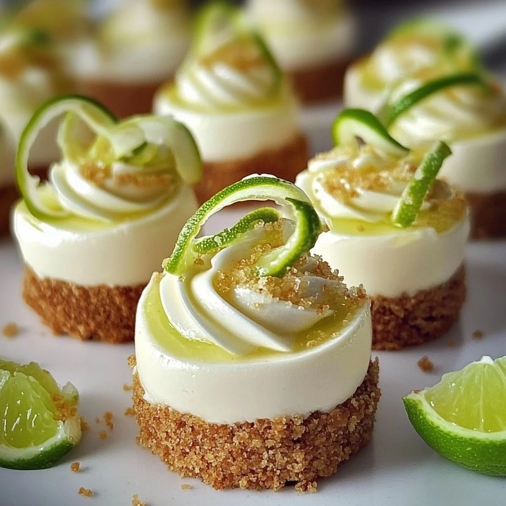 Heavenly No-Bake Mini Key Lime Pies