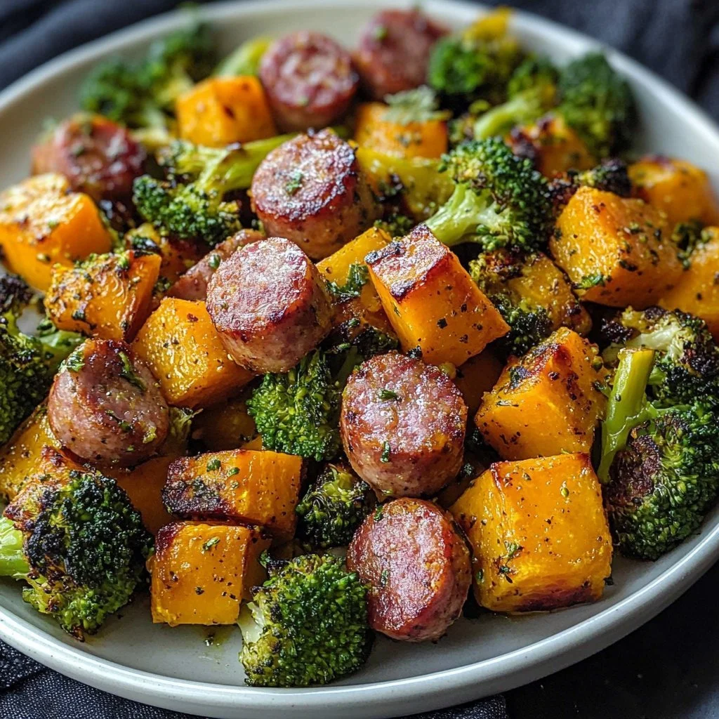 Honey Garlic Sheet Pan Sausage
