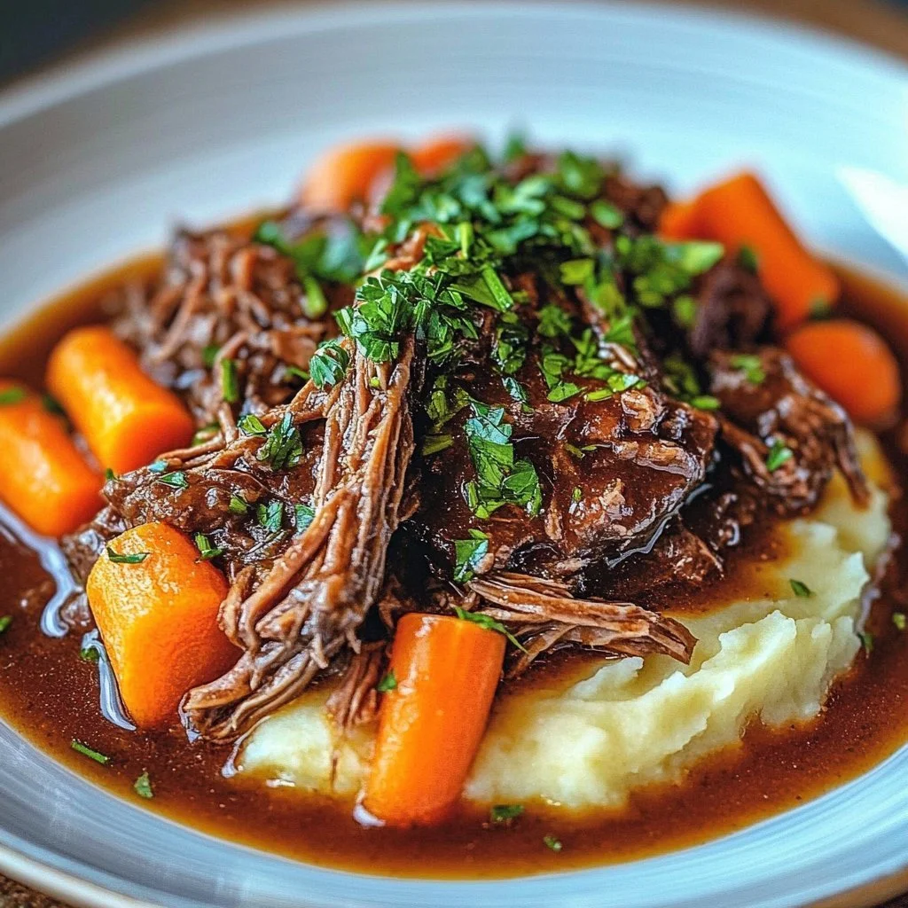 Italian Style Slow-Cooked Pot Roast