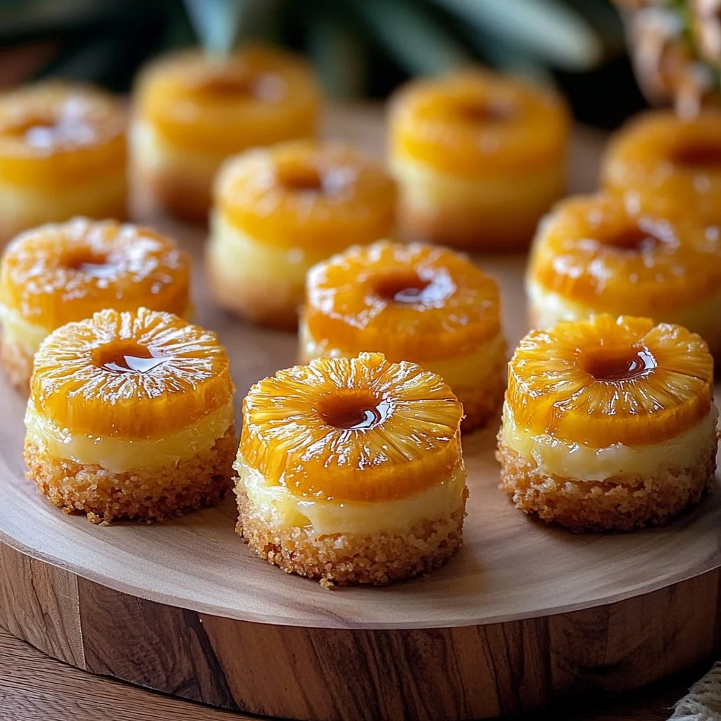 Mini Pineapple Condensed Coconut Milk Cheesecakes