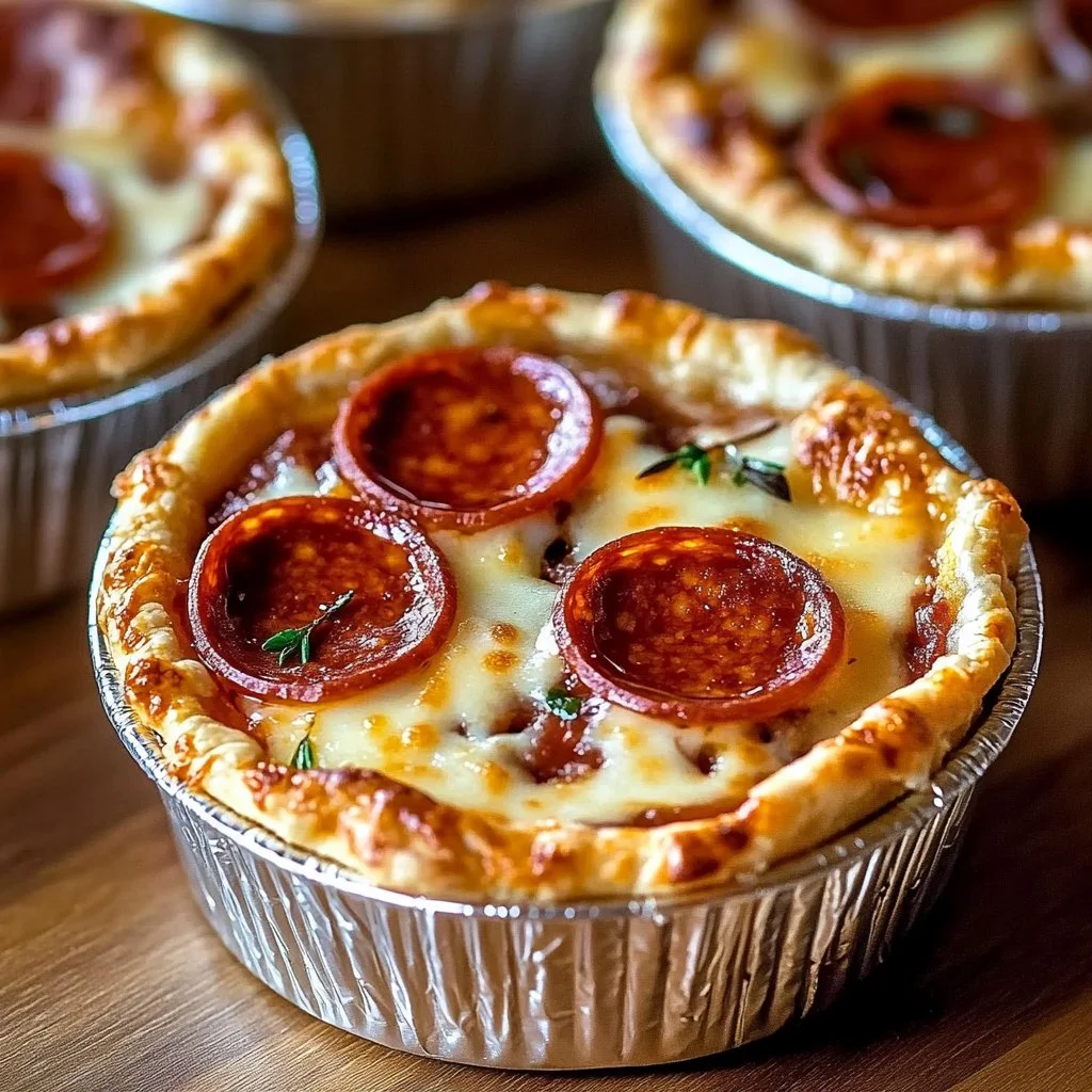 Mini Pizza Pot Pies Recipe