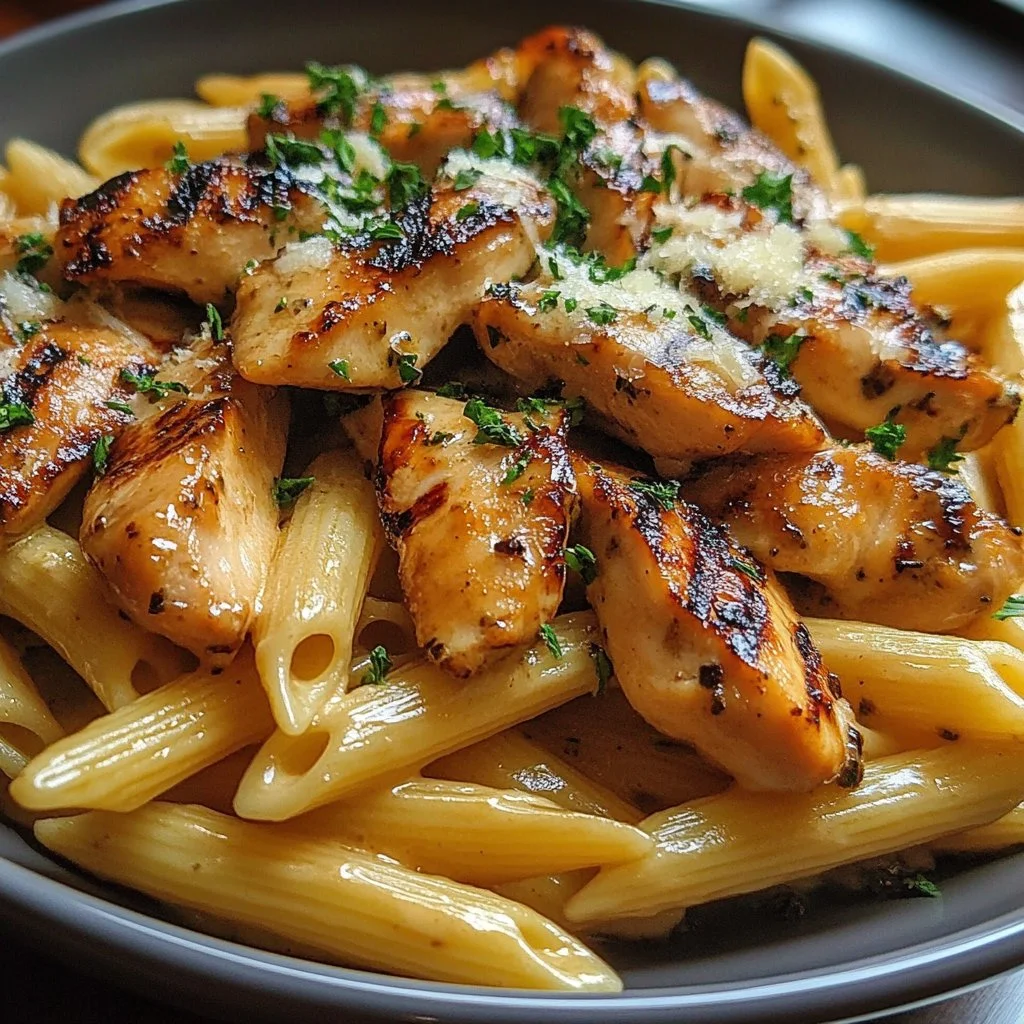 One-Pan Tangy Honey BBQ Chicken Penne