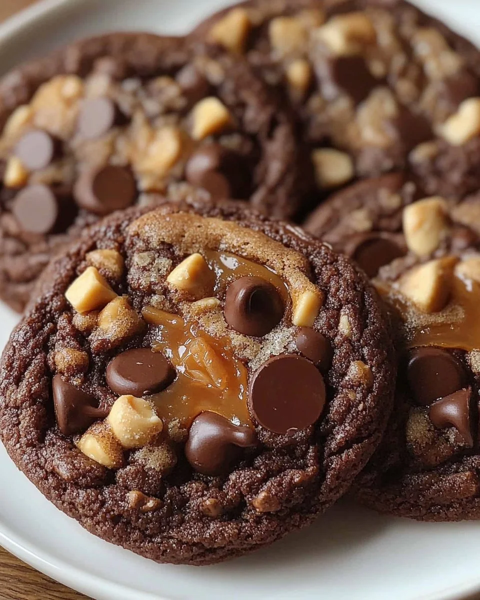 Peanut Butter Brownie Swirl Cookies