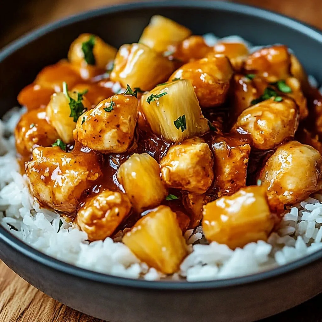 Pineapple Chicken and Rice