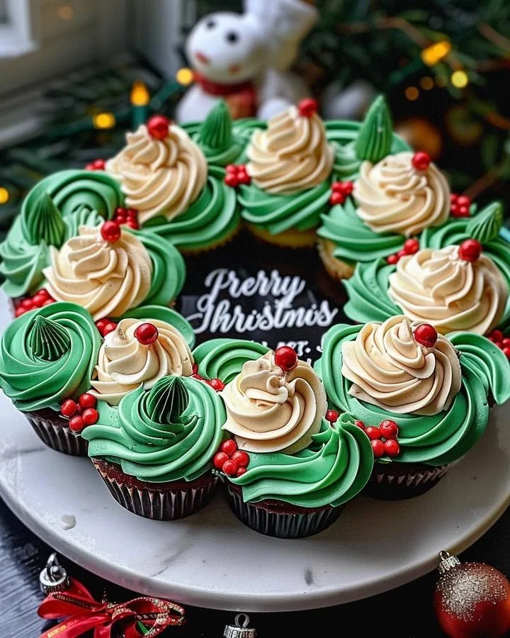 Pull-Apart Cupcake Wreath