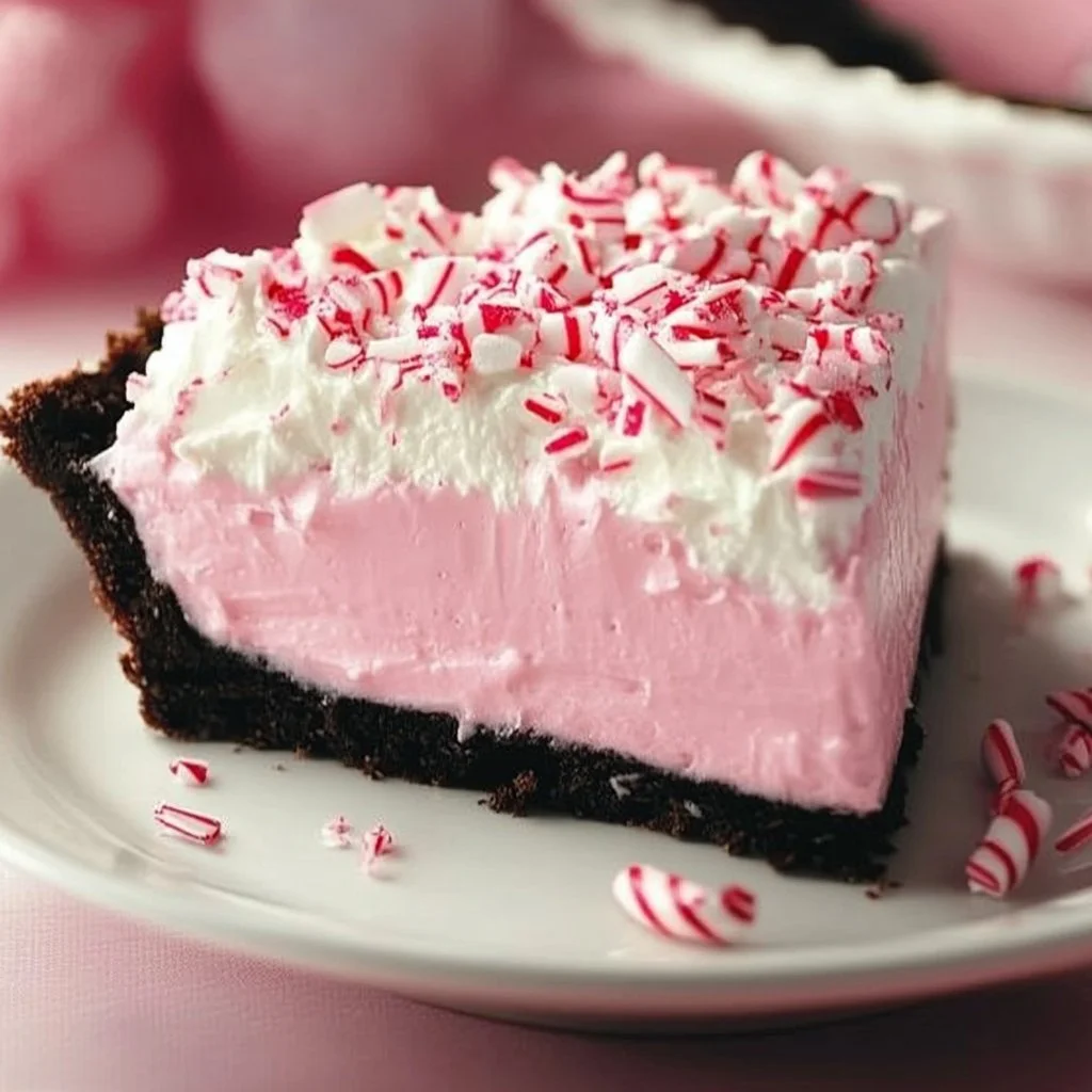 Quick Christmas Peppermint Pie