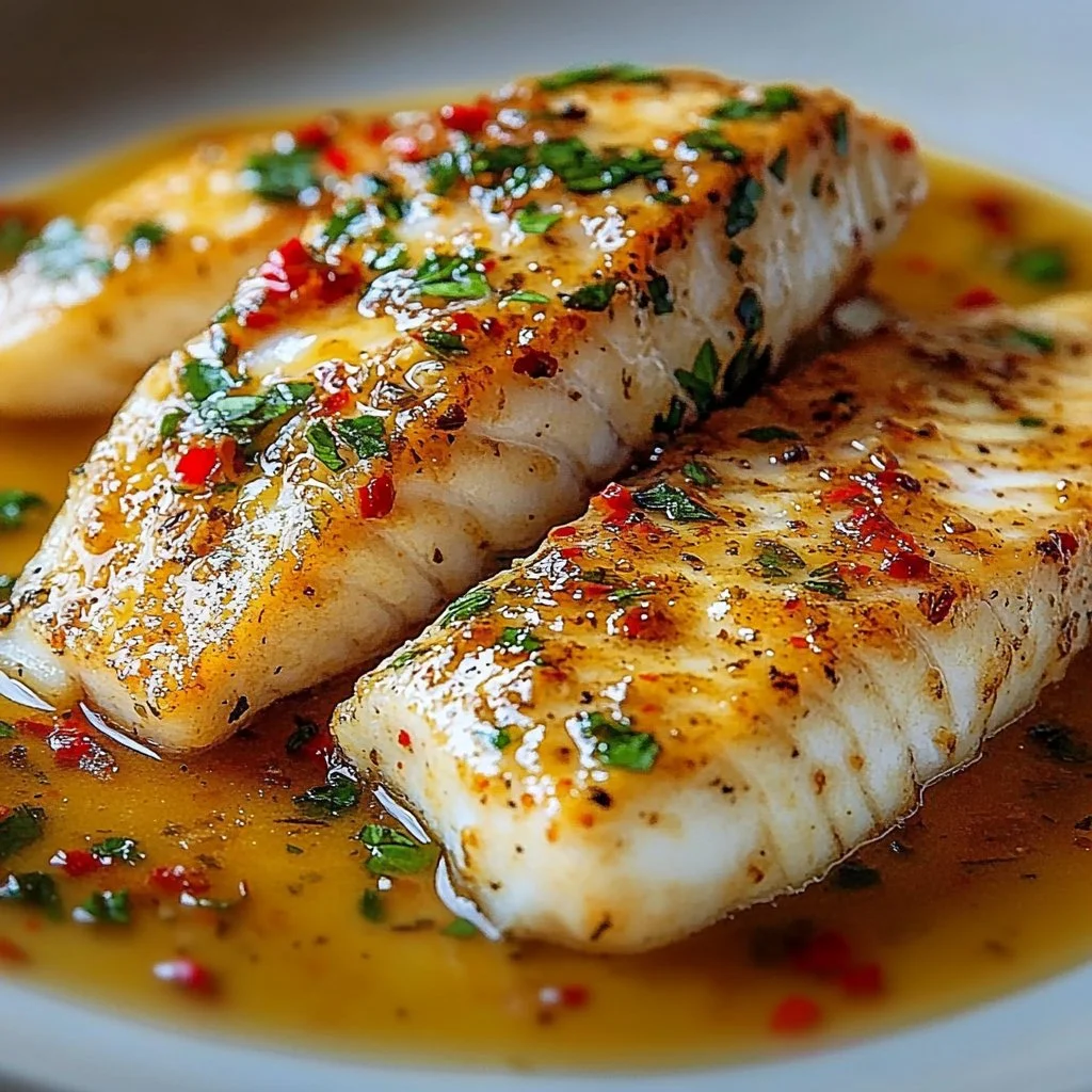 Red Snapper with Creamy Creole Sauce