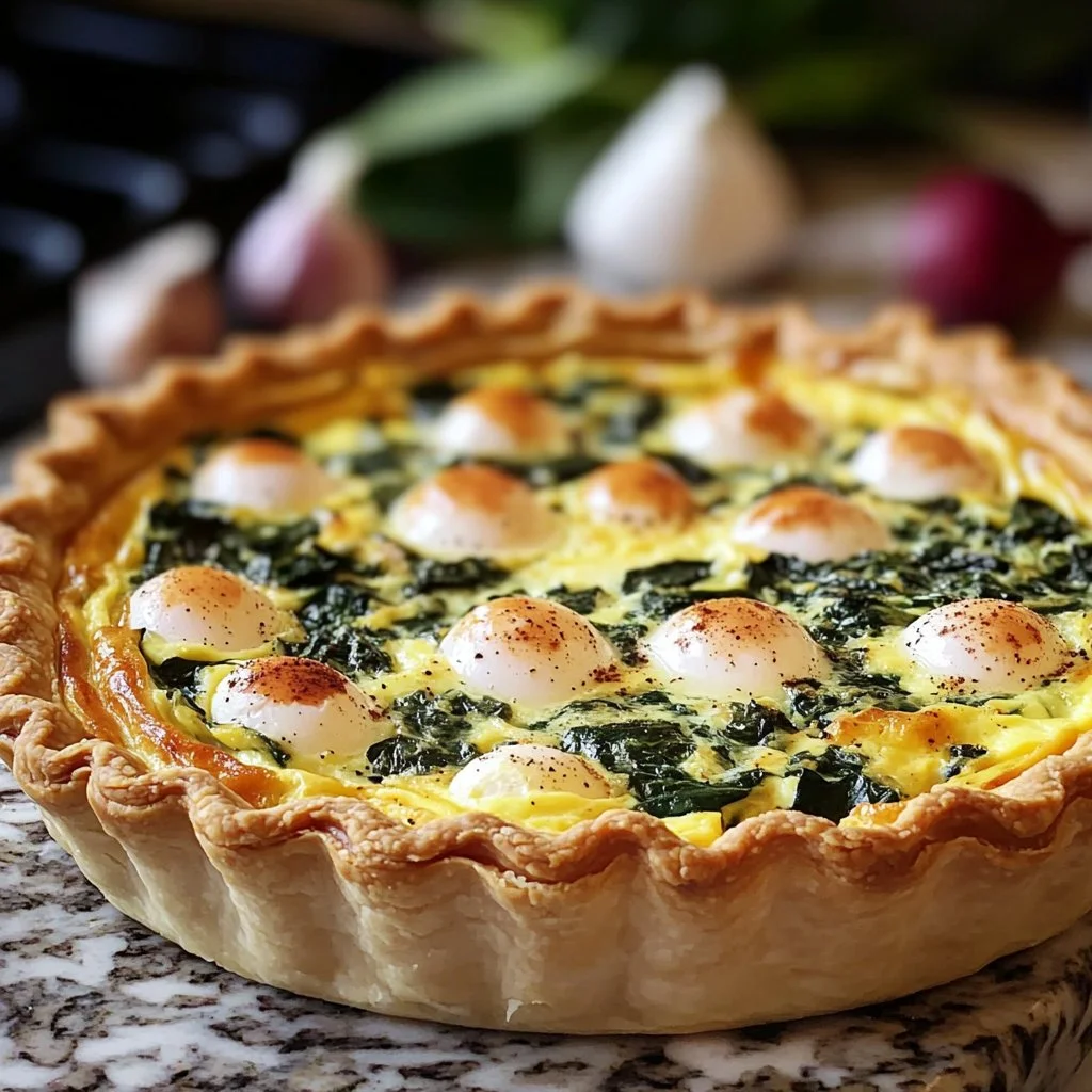 Ricotta and Spinach Quiche