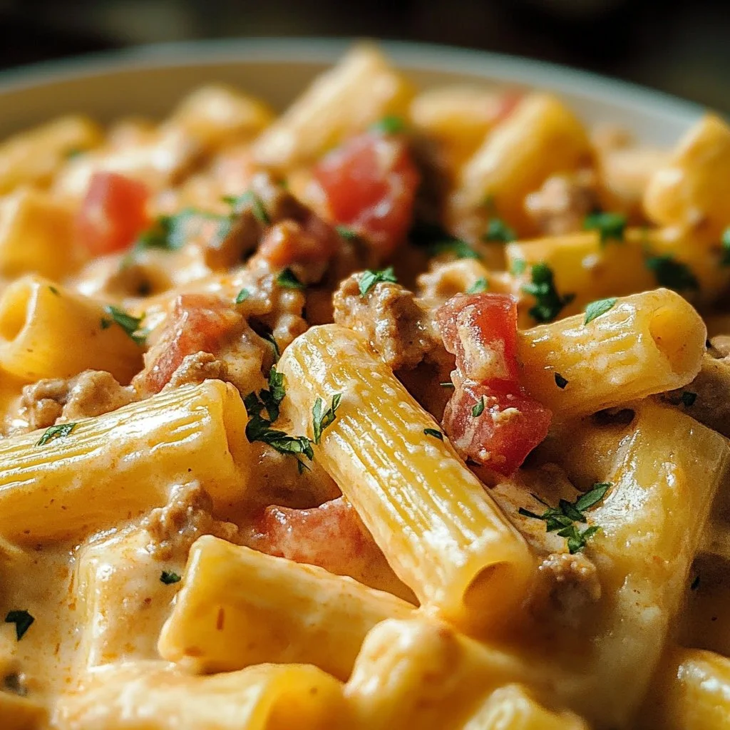 Rotel Pasta Fiesta: Cozy Creamy Tex-Mex Dinner Treat