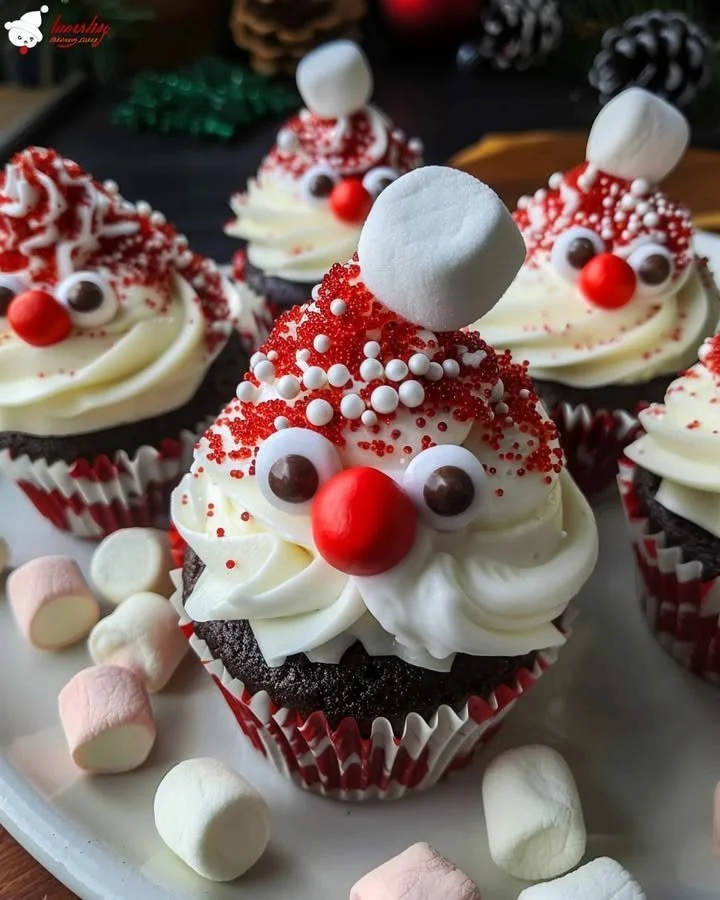 Santa Cupcakes