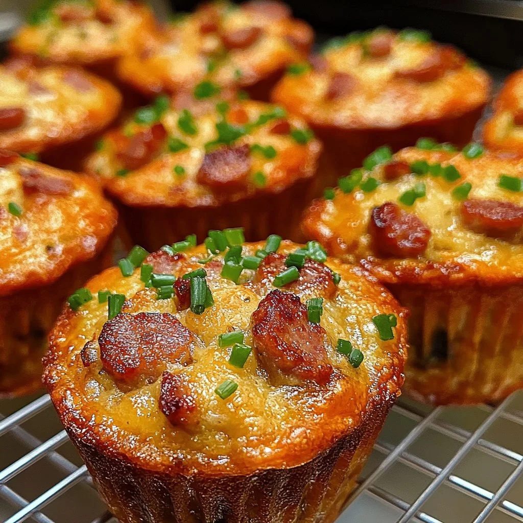 Savory Sausage and Cheese Muffins