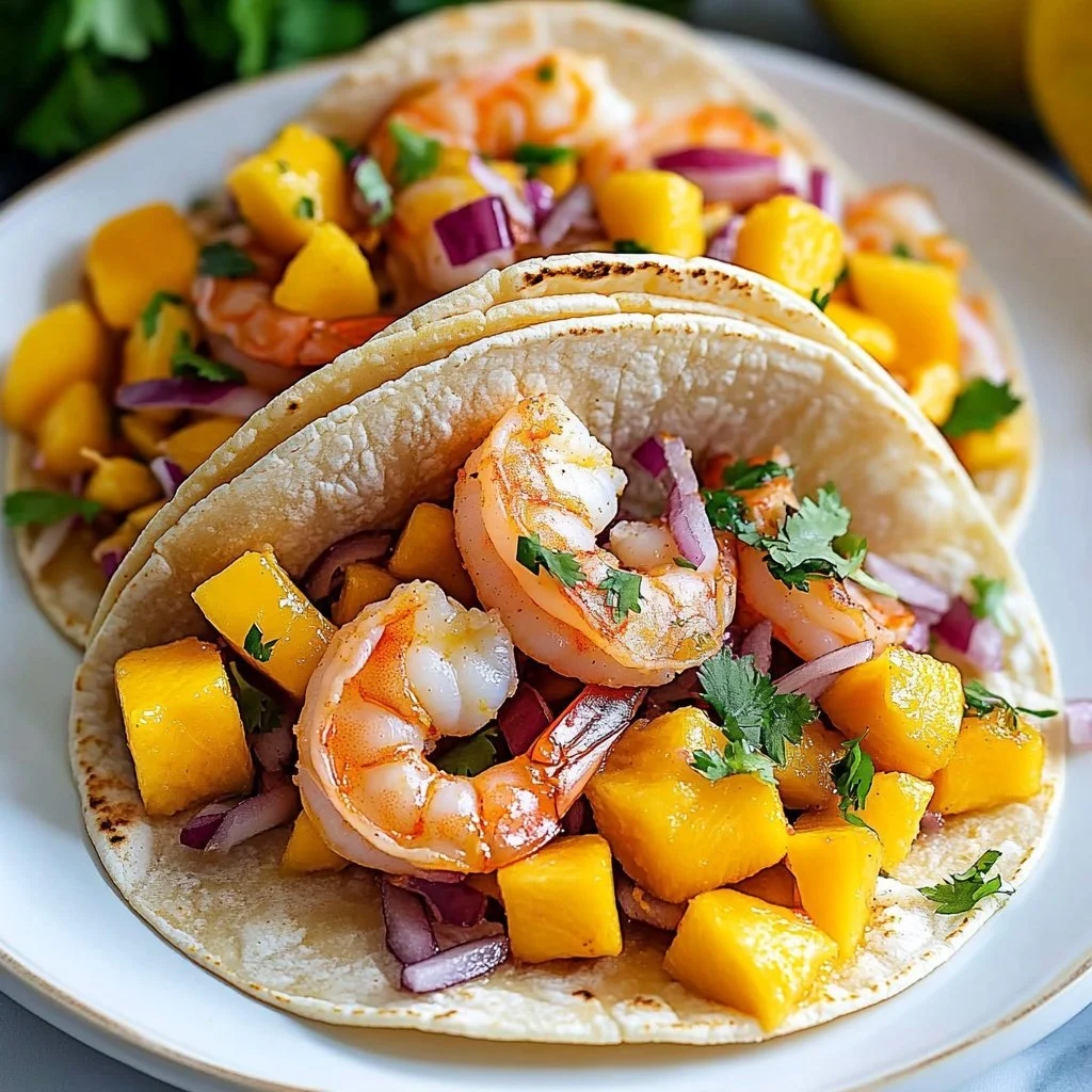Shrimp Tacos with Mango Salsa