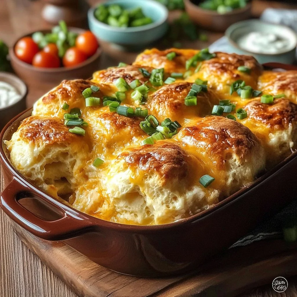 Sizzling Sausage & Biscuit Casserole