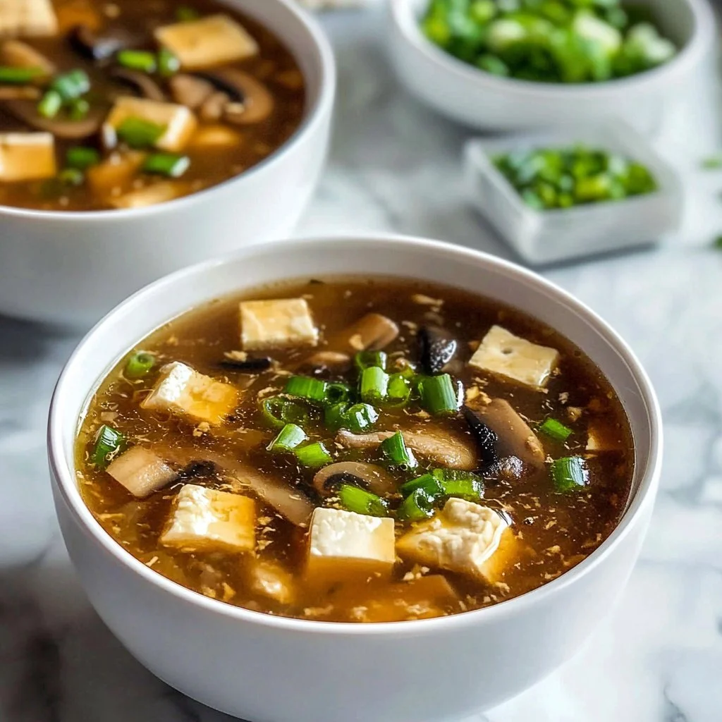 Slow Cooker Hot and Sour Soup Recipe