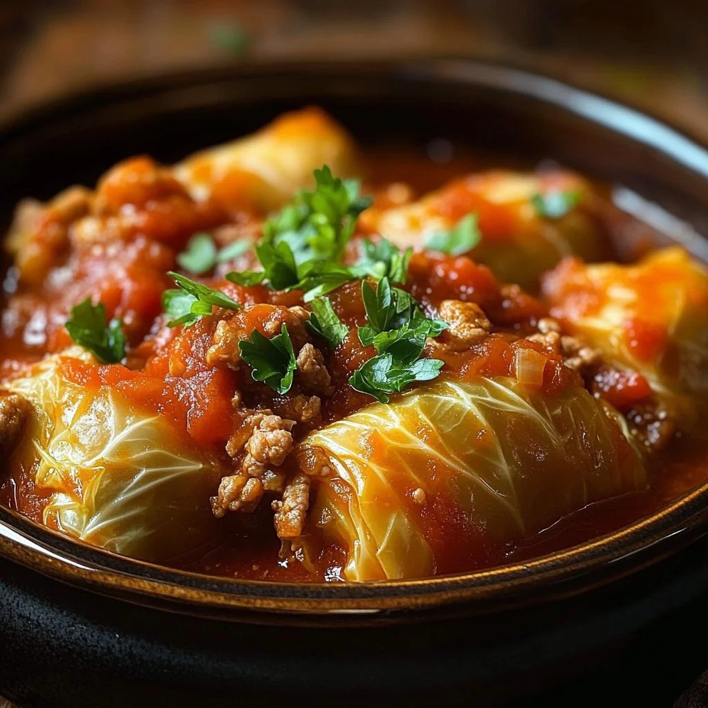 Slow Cooker Unstuffed Cabbage Rolls