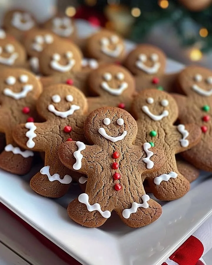 Soft & Chewy Gingerbread Men Cookies