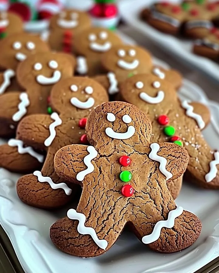 Soft & Chewy Gingerbread Men Cookies