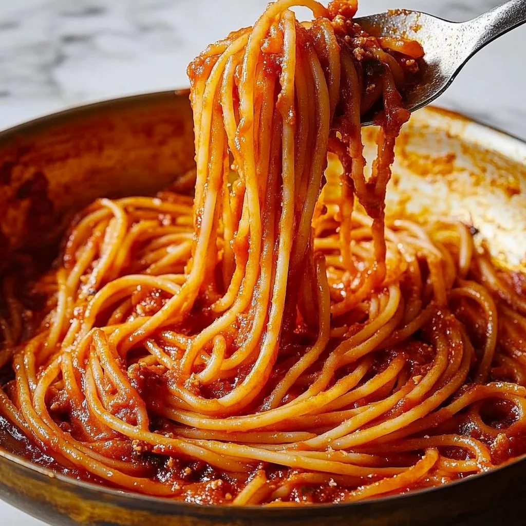 Spaghetti with Tomato Broth