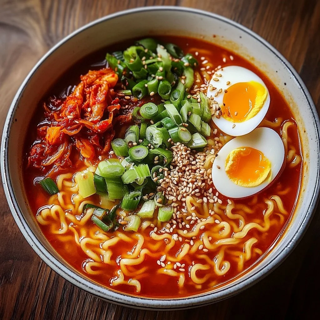 Spicy Kimchi Ramen Bowl