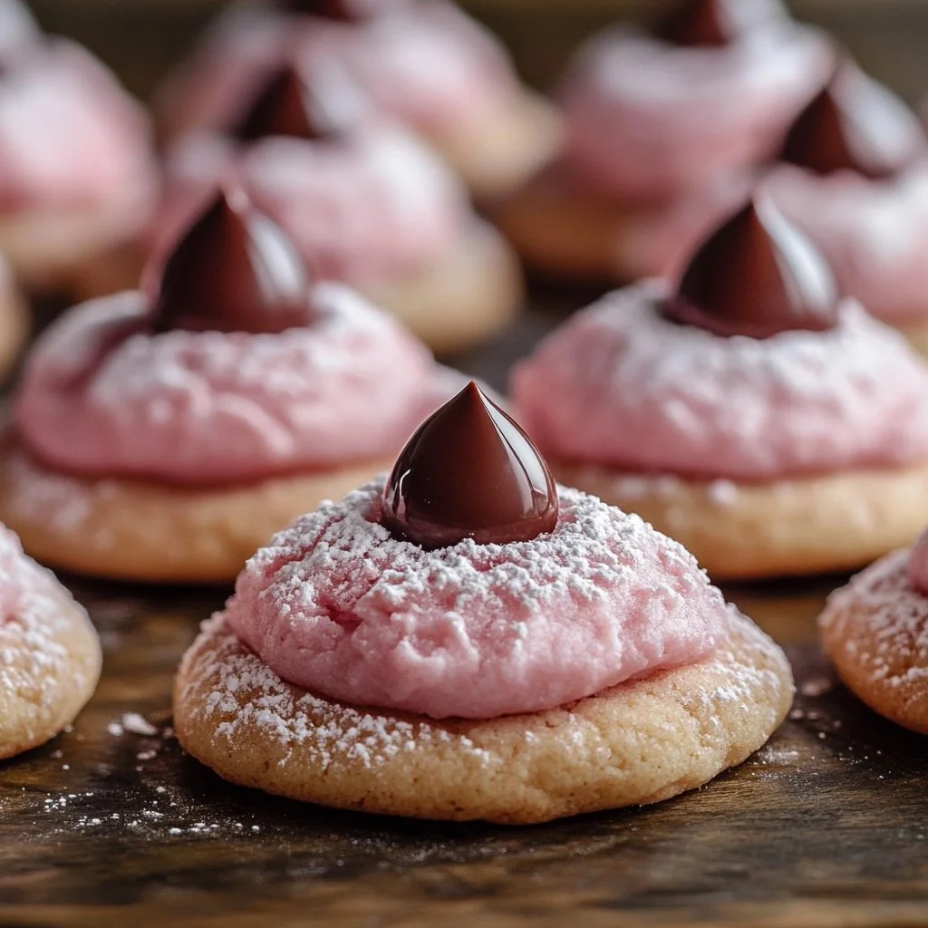 Strawberry Kiss Cookies