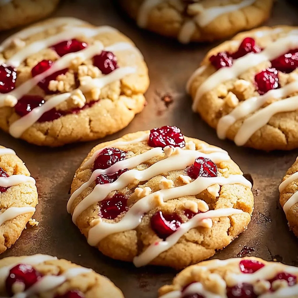 Sweet Cranberry Bliss Cookies