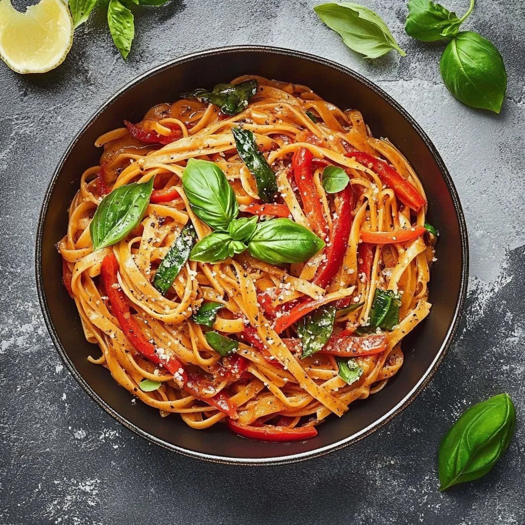 Thai Red Curry Coconut Noodles