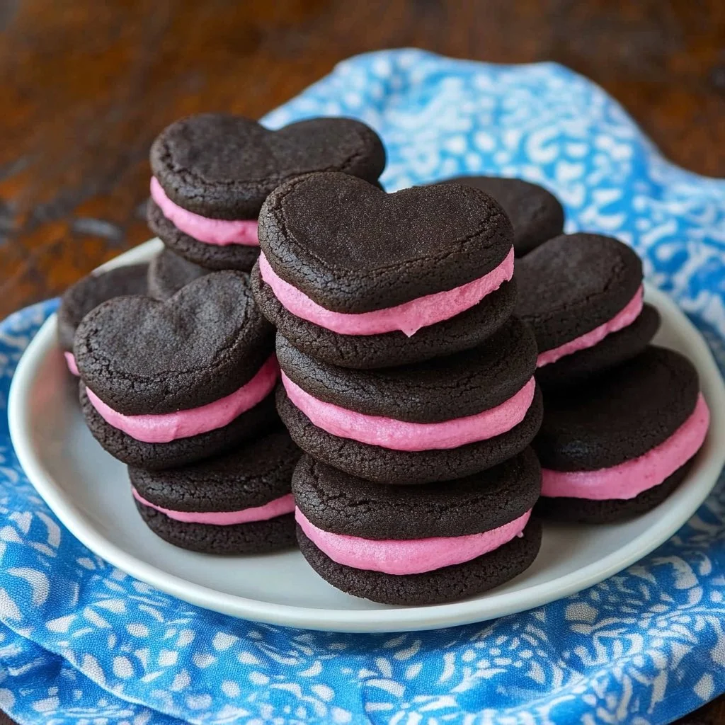 Valentine Sandwich Cookies