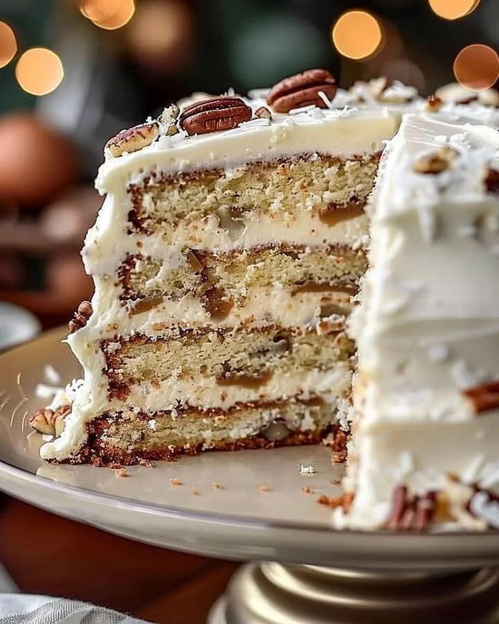 White German Chocolate Cake