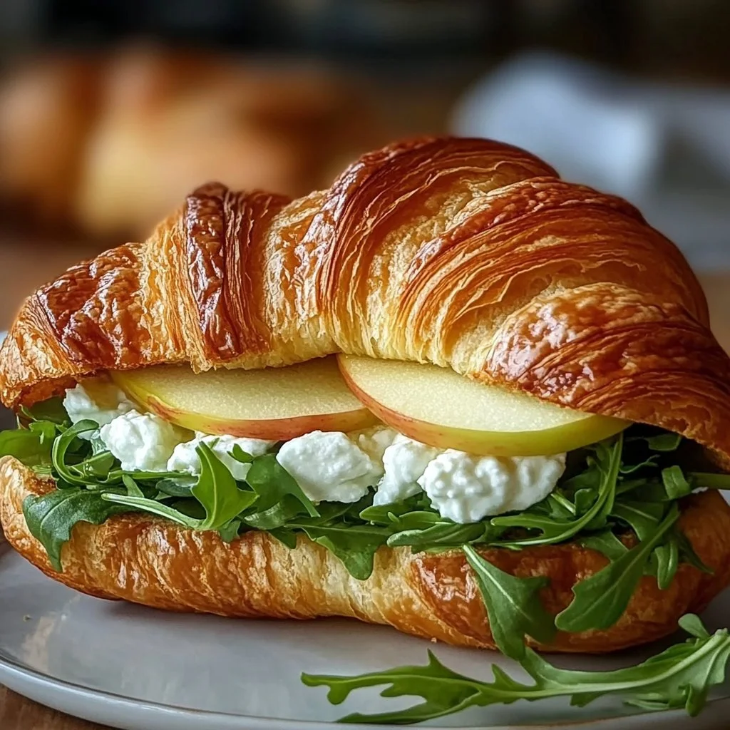 Apple Goat Cheese Croissant