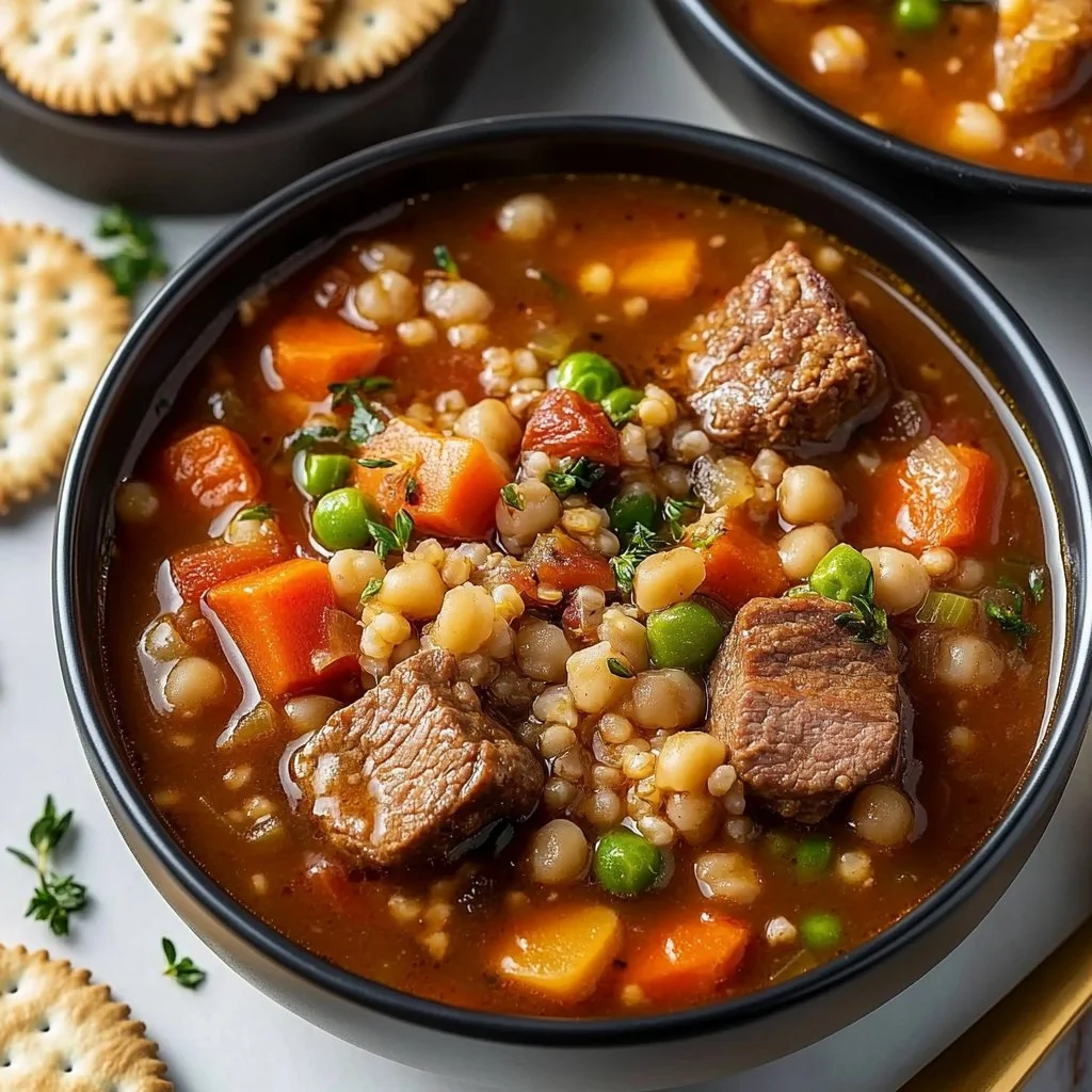 Beef Barley Vegetable Soup