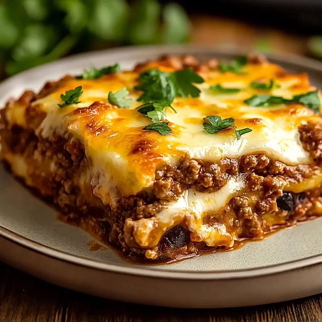 Beef Enchilada Casserole