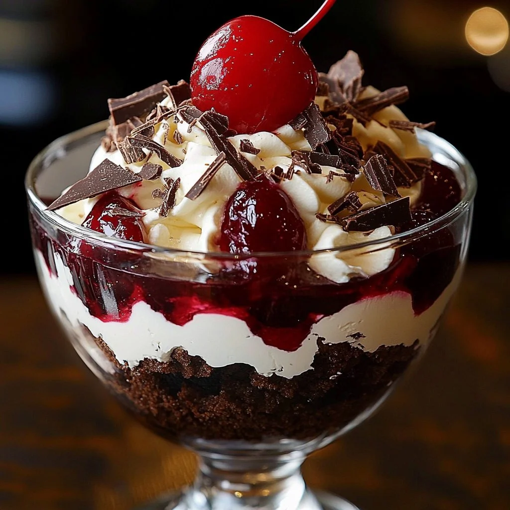Best Layered Black Forest Trifle