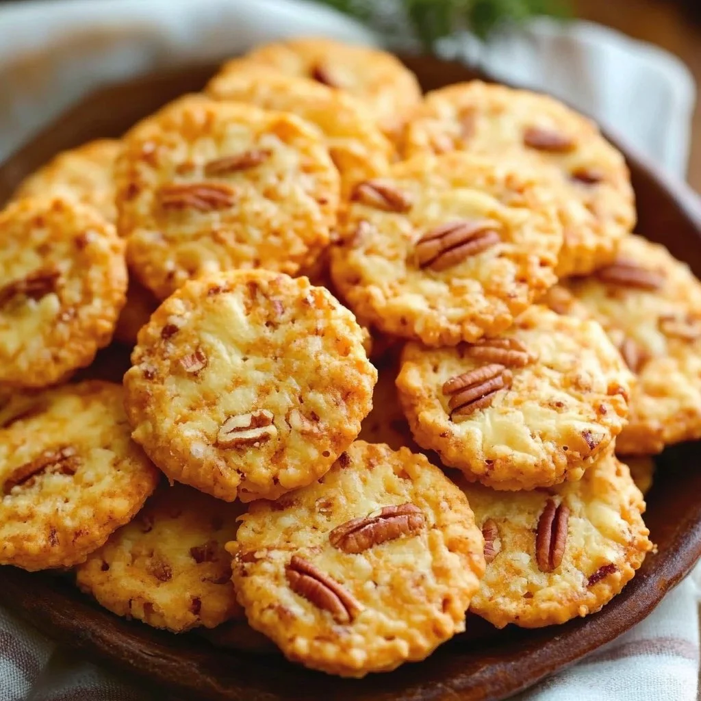 Cheddar Pecan Crackers