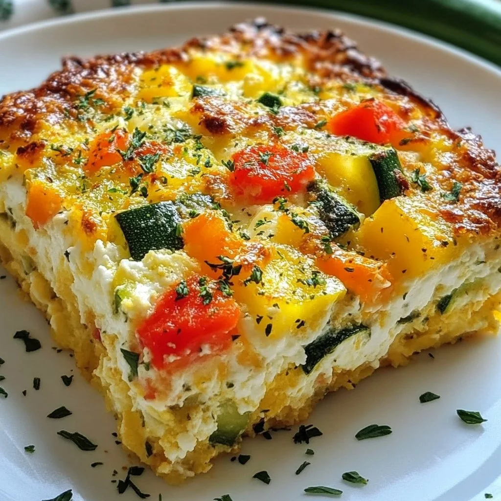 Cottage Cheese and Veggie Bake
