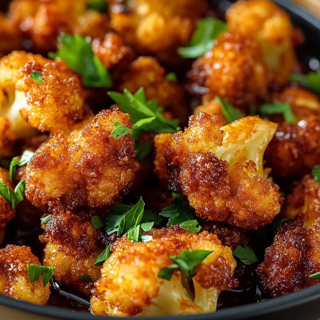 Crispy Buffalo Cauliflower Bites