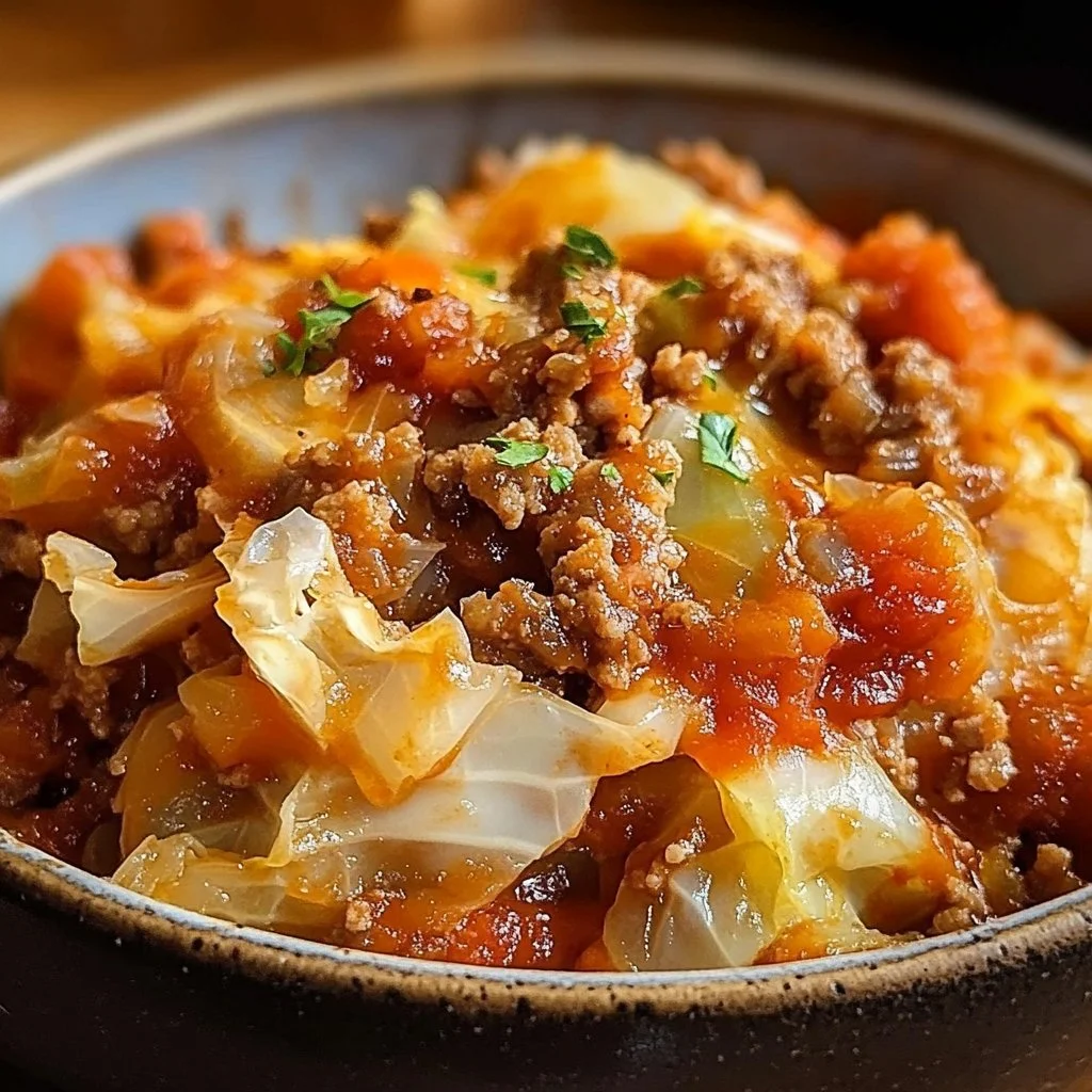 Crockpot Cabbage Roll Casserole