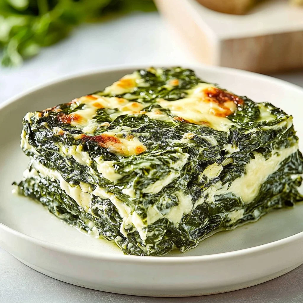 Easy Feta and Spinach Casserole