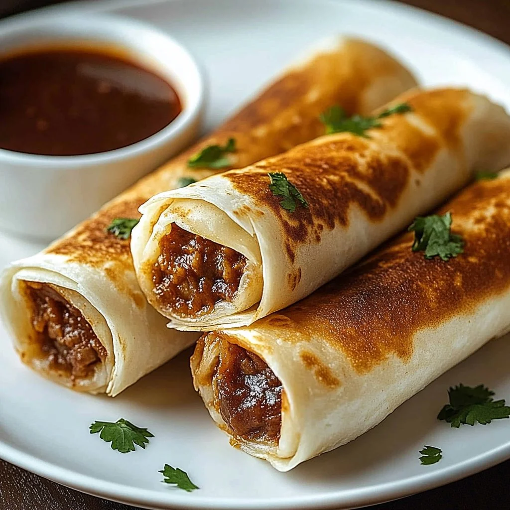 French Dip Tortilla Roll Ups
