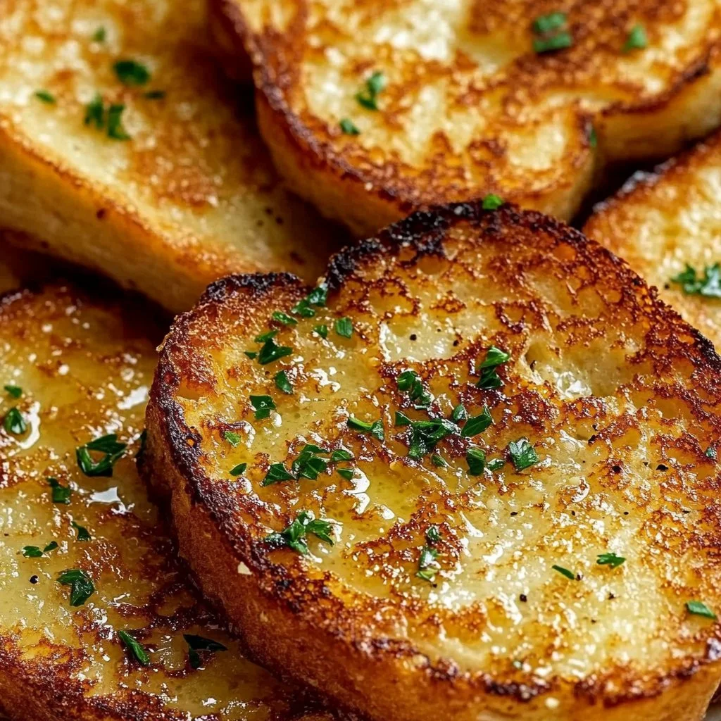 Garlic Bread Grilled Cheese