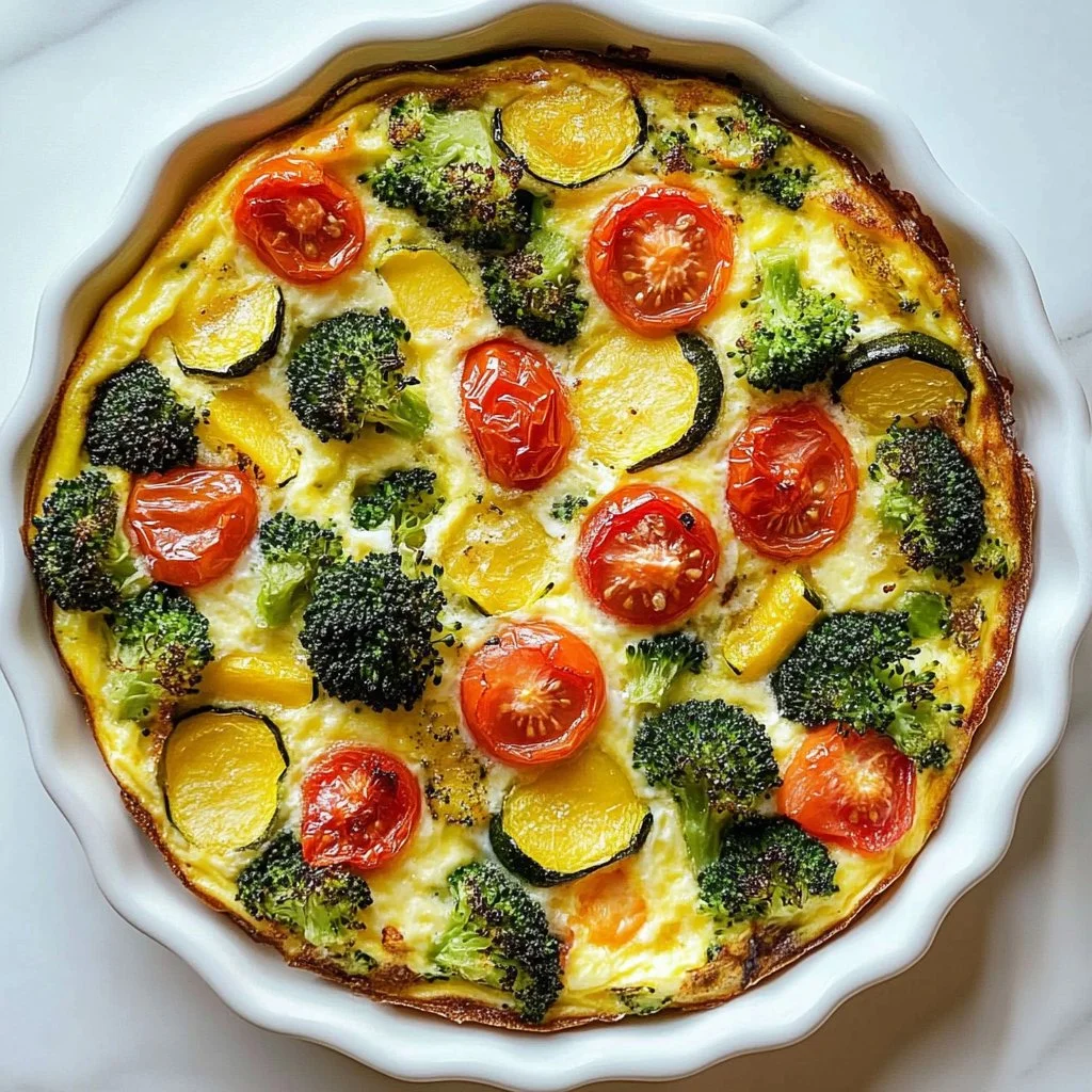 High-Protein Veggie Bake with Cottage Cheese
