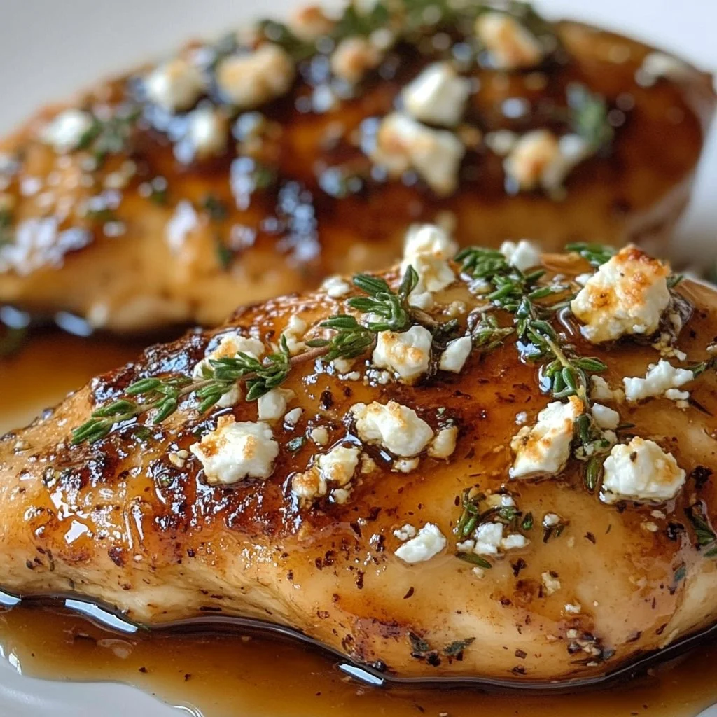 Hot Honey Infused Feta Chicken